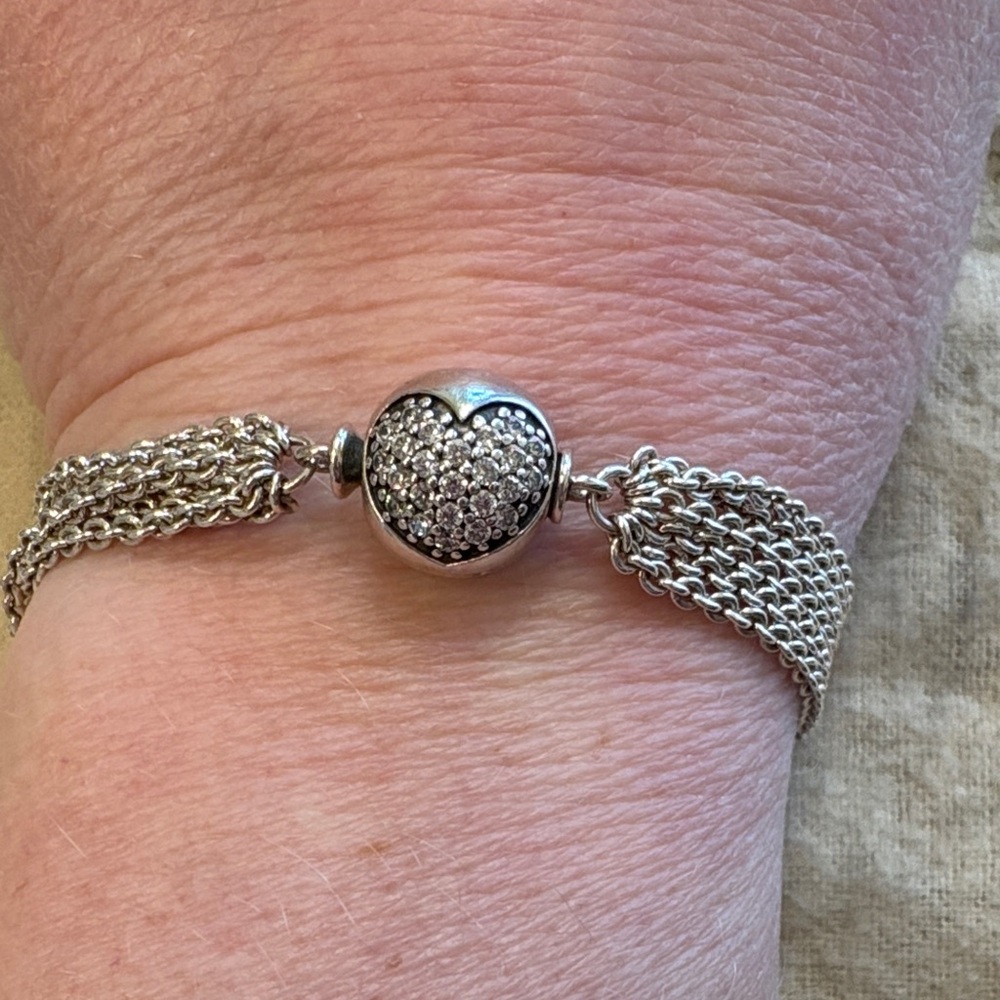 Sterling Silver Pandora Bracelet